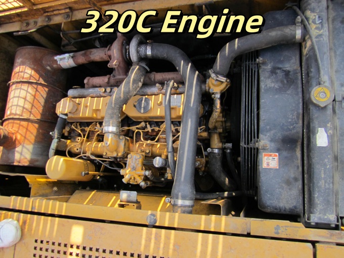 Cat 320B vs 320C - Cat 320C Engine View