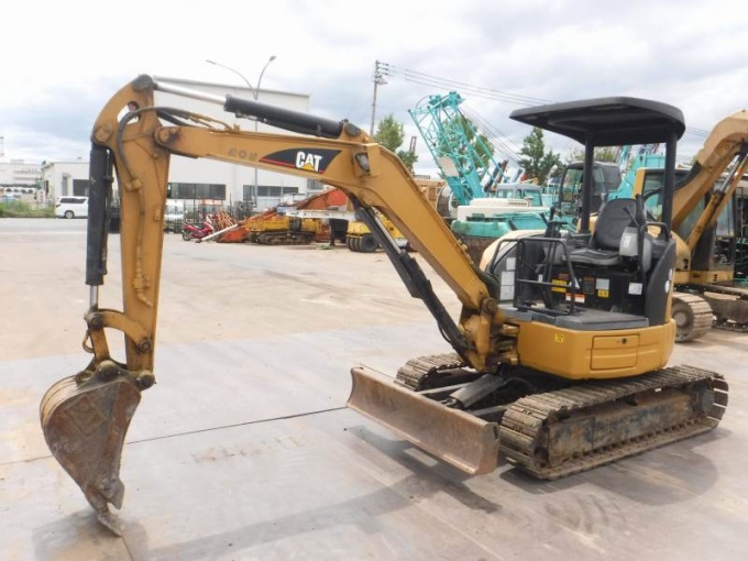 Used Cat 303C Mini Excavator 2007 Model – Made in Japan - Front left side view