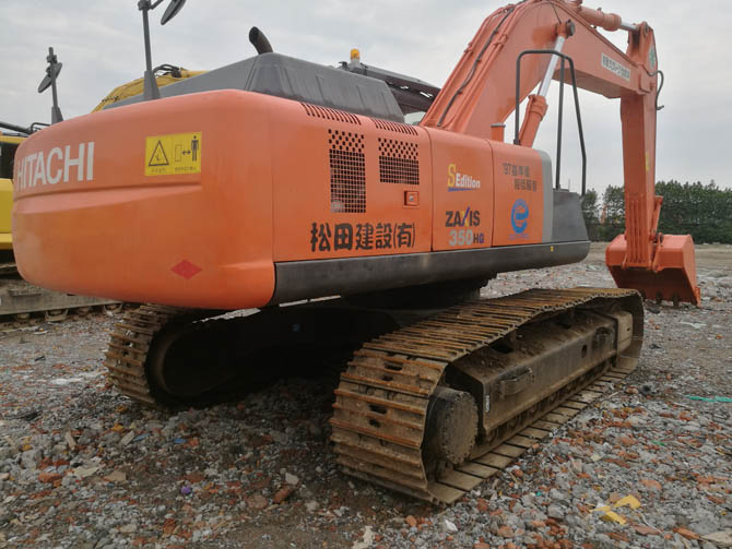 Hitachi ZX350 For Sale – 2013 Japan-Made Excavator - Rear right side view