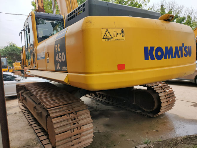 2018 Komatsu PC450LC-8 Excavator For Sale – Original Japanese Engine - Rear left side view