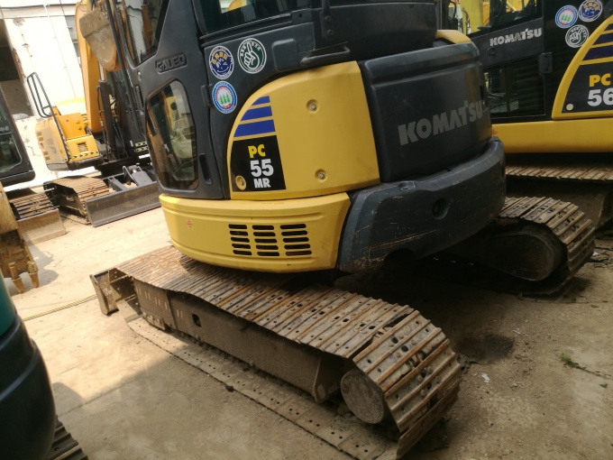 Komatsu PC55MR Mini Excavator for Sale in Excellent Condition - Left side view