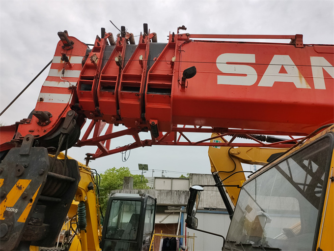 Sany STC750 For Sale – 2012 75 Ton Mobile Crane - Boom view