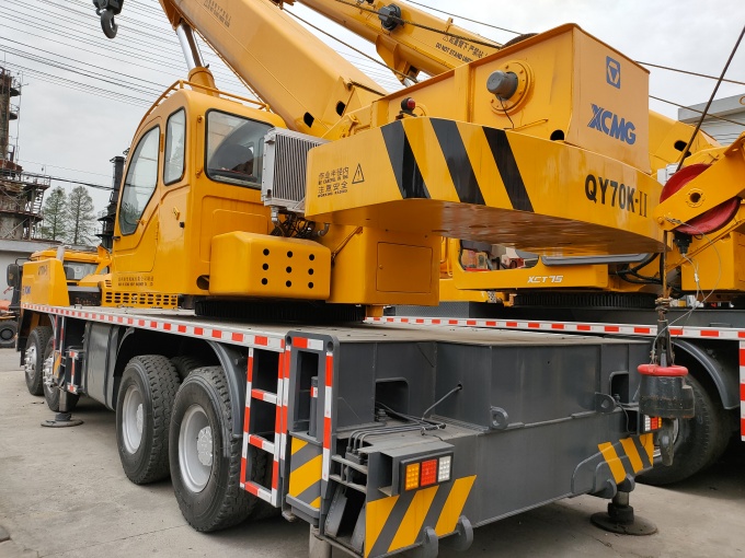 XCMG QY70K 70 Ton Truck Crane 2016 Model –  Excellent Condition - Rear left side view