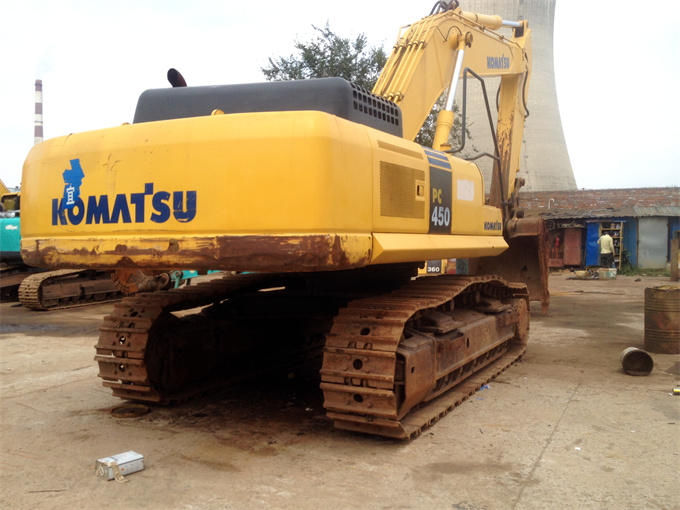 Komatsu PC450-7 For Sale – 2010 Japanese Excavator- Rear right side  view 2