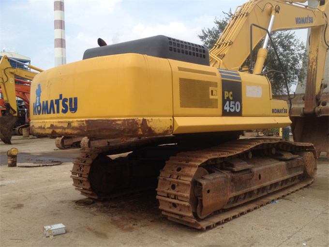 Komatsu PC450-7 For Sale – 2010 Japanese Excavator - Rear right side  view