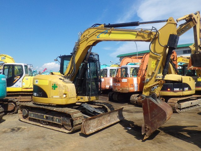 Cat 308D CR excavator 2014 model made in Japan original paint in excellent working condition