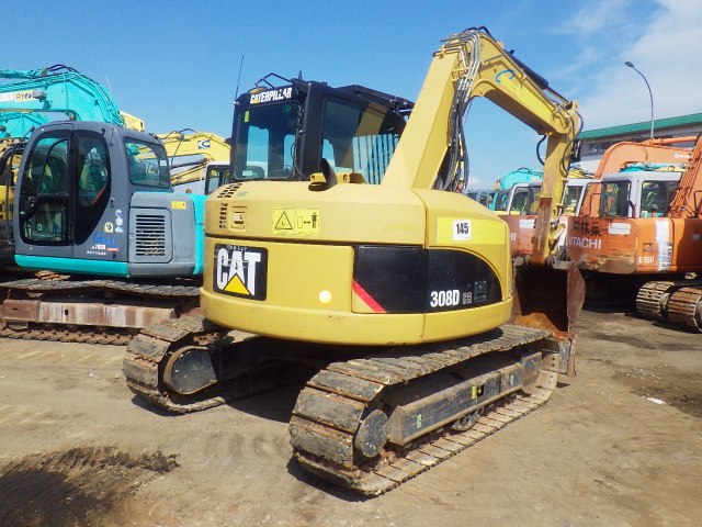Cat 308D CR excavator 2014 model made in Japan original paint in excellent working condition