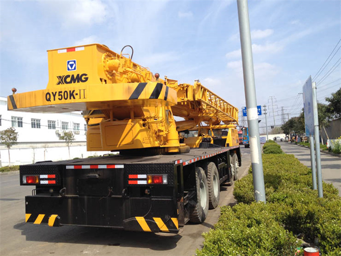 XCMG QY50K-II Mobile Crane For Sale - 50 Ton Capacity with Five-Section Boom
