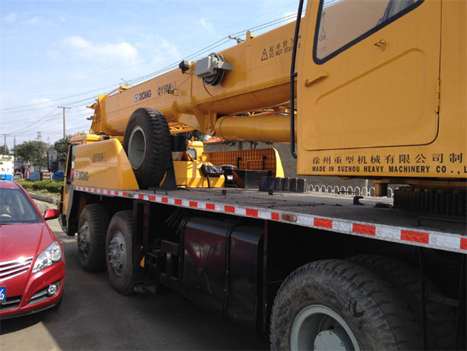 XCMG QY50K-II Mobile Crane For Sale - 50 Ton Capacity with Five-Section Boom