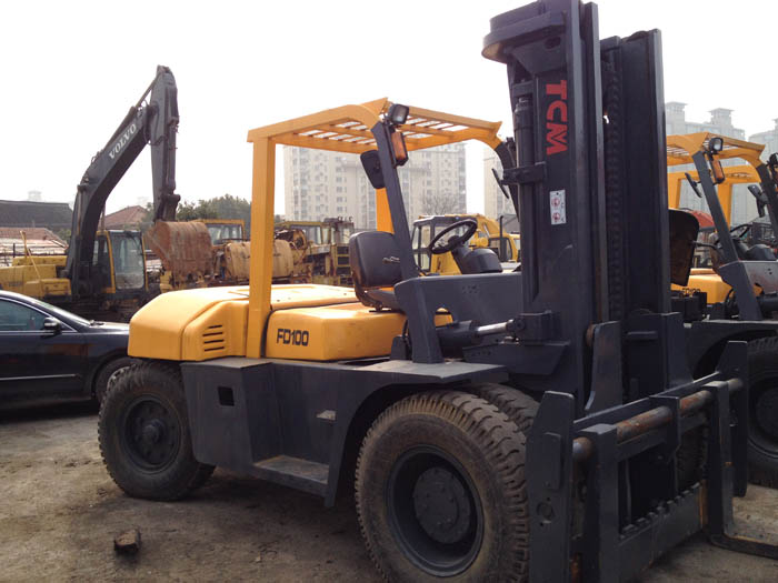 TCM FD100 10 ton forklift for sale made in Japan