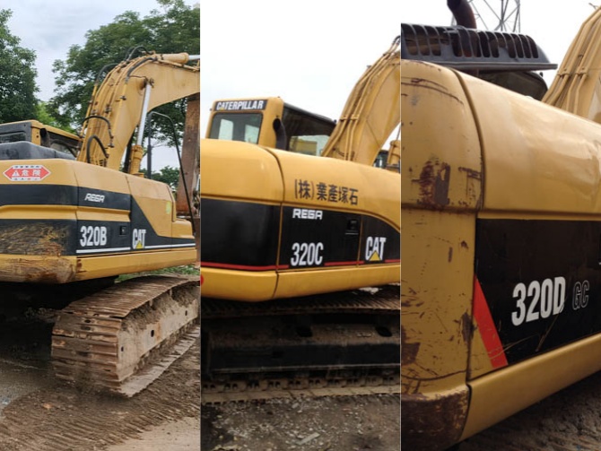 Cat B vs C vs D series excavator comparison side by side