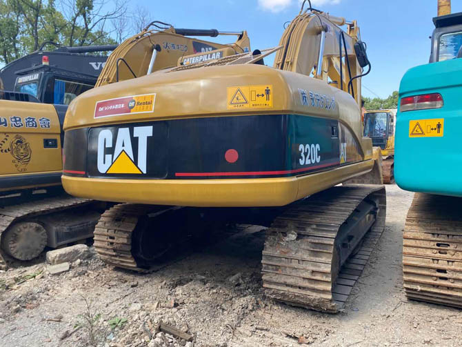 Caterpillar 320C excavator for sale in China 2007 model made in Japan with Cat 3066 engine