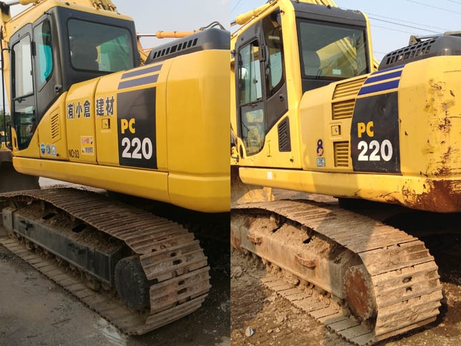 Komatsu PC220-7 vs PC220-8 Excavator Comparison