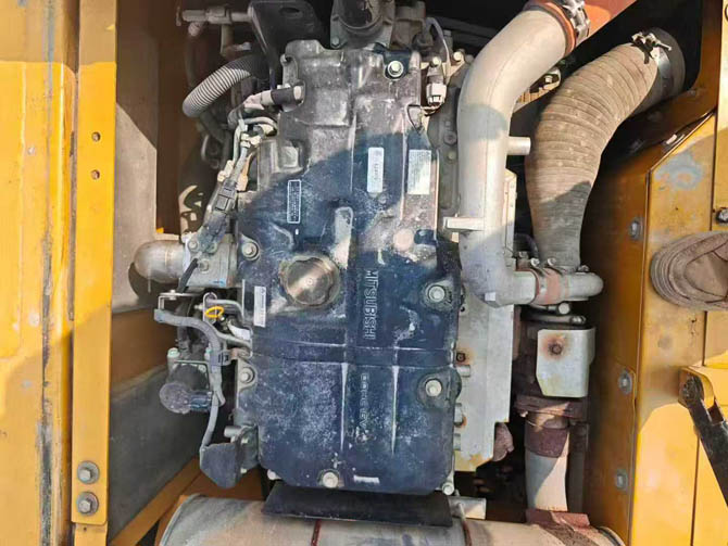 Sany 215 excavator working on construction site