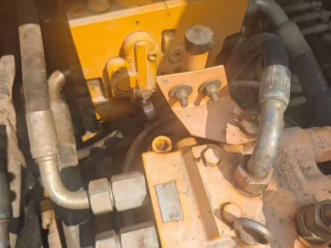 Sany 215 excavator working on construction site