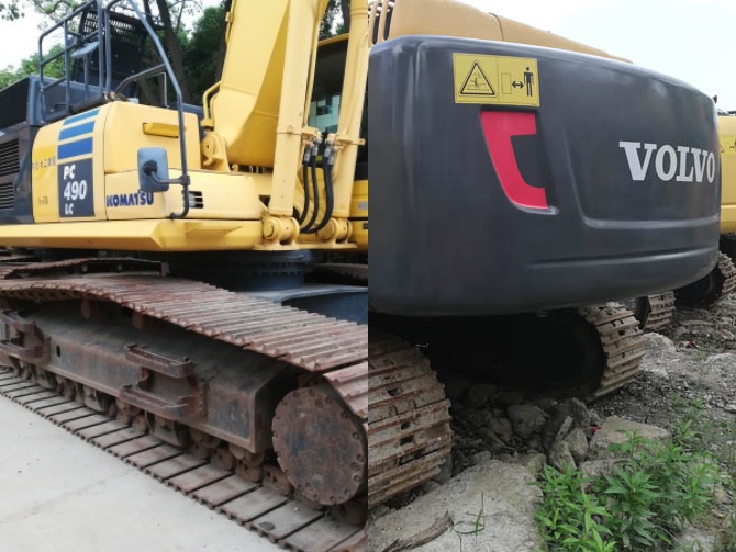 Komatsu vs Volvo excavator comparison