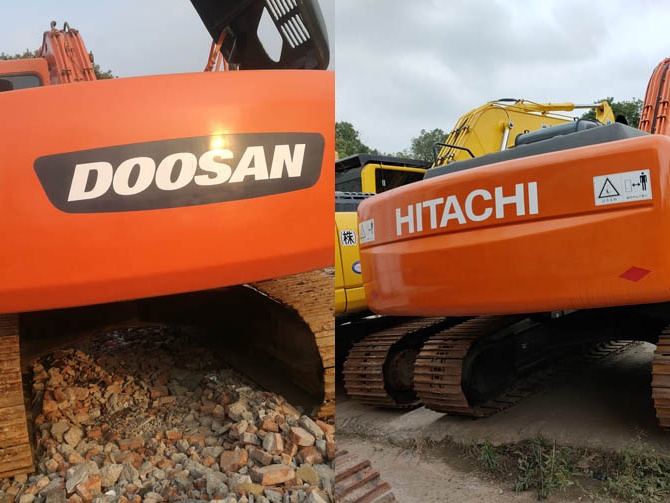 Doosan vs Hitachi excavator comparison