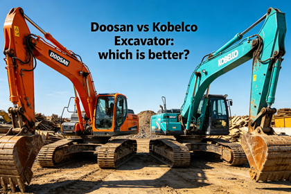 Doosan and Kobelco Excavator Comparison