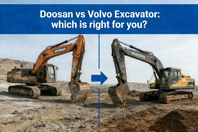 Doosan vs Volvo Excavator