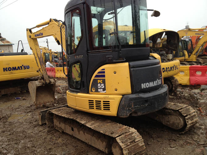 Komatsu PC55MR-2 mini excavator 2011 model in good working condition