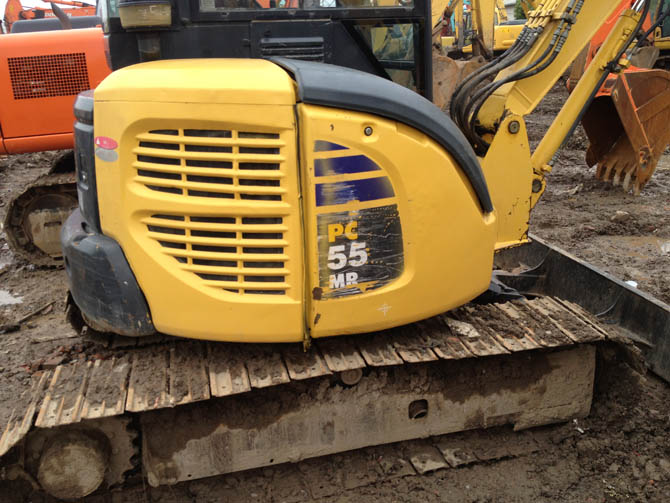 Komatsu PC55MR-2 mini excavator 2011 model in good working condition