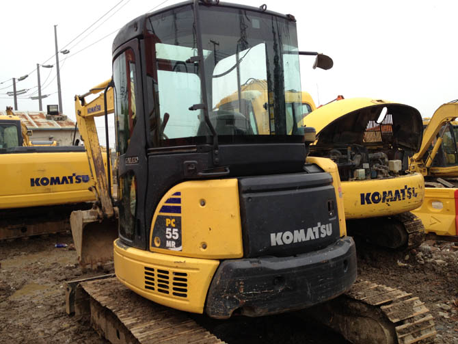 Komatsu PC55MR-2 mini excavator 2011 model in good working condition