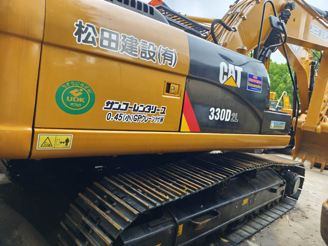 Used Caterpillar 330D2L excavator 2021 model in good condition