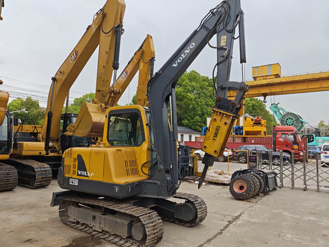 Volvo Mini Excavator with Breaker EC55D 5 Ton 2019 Model