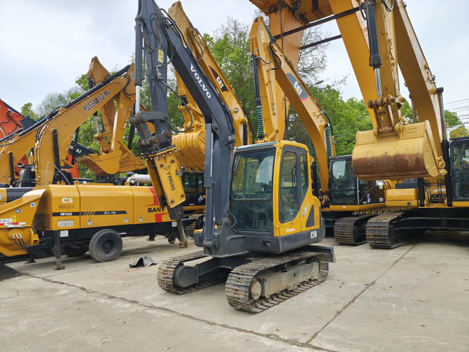 Volvo Mini Excavator with Breaker EC55D 5 Ton 2019 Model