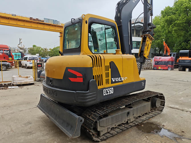 Volvo Mini Excavator with Breaker EC55D 5 Ton 2019 Model