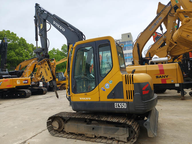 Volvo Mini Excavator with Breaker EC55D 5 Ton 2019 Model