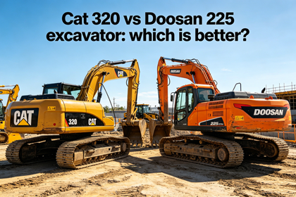 Cat 320 vs Doosan 225 Excavator Comparison