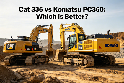 Caterpillar 336 vs Komatsu PC360 Excavator Comparison