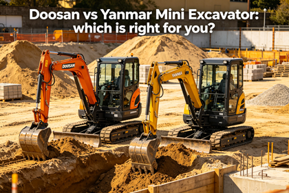 Doosan vs Yanmar Mini Excavator Comparison