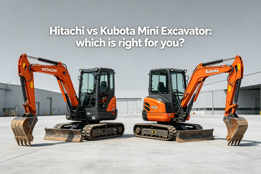 Hitachi vs Kubota Mini Excavator Comparison