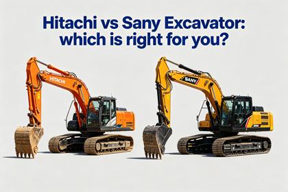Hitachi vs Sany Excavator Comparison