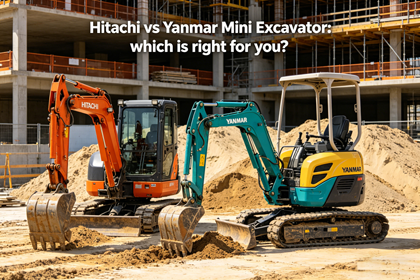 Hitachi vs Yanmar Mini Excavator Comparison