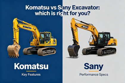 Komatsu vs Sany Excavator Comparison