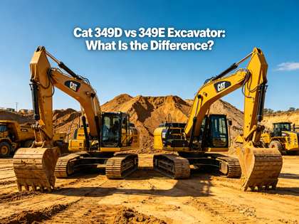 Cat 349D vs 349E Excavator Comparison