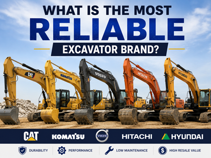 Most Reliable Excavator Brand Comparison