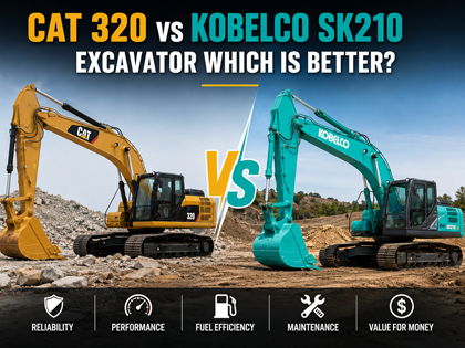Cat 320 vs Kobelco SK210 Excavator Which Is Better