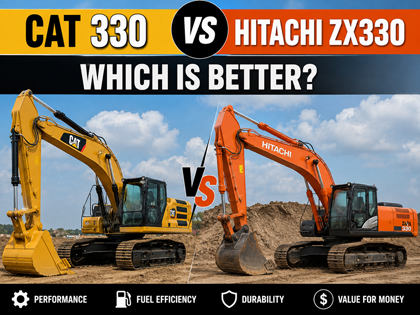 Cat 330 vs Hitachi ZX330 excavator comparison