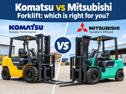 Komatsu vs Mitsubishi Forklift: Which Is Right for You?