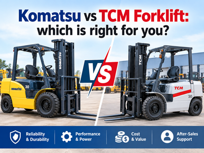 Komatsu vs TCM Forklift: Which Is Right for You?