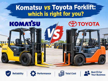 Komatsu vs Toyota Forklift: Which Is Better?