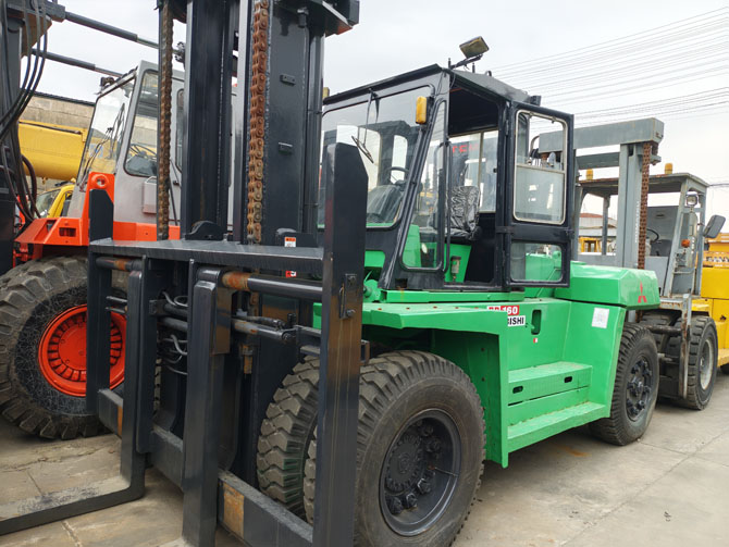 Mitsubishi FD160 16 ton forklift for sale made in Japan