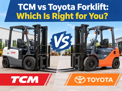 TCM vs Toyota Forklift Comparison